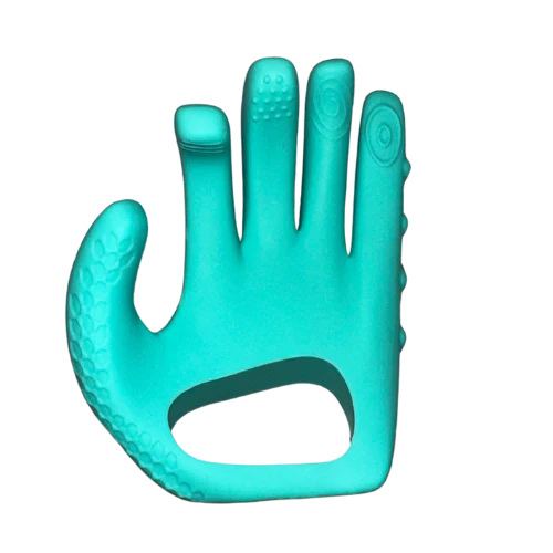 TeeTop Teether — Hand-Shaped Silicone Baby Teether for Sore Gums